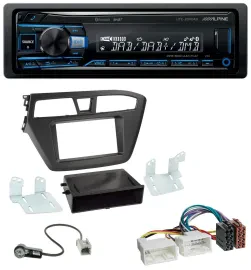 Alpine USB Bluetooth DAB MP3 Autoradio für Hyundai i20 (2014-2020)