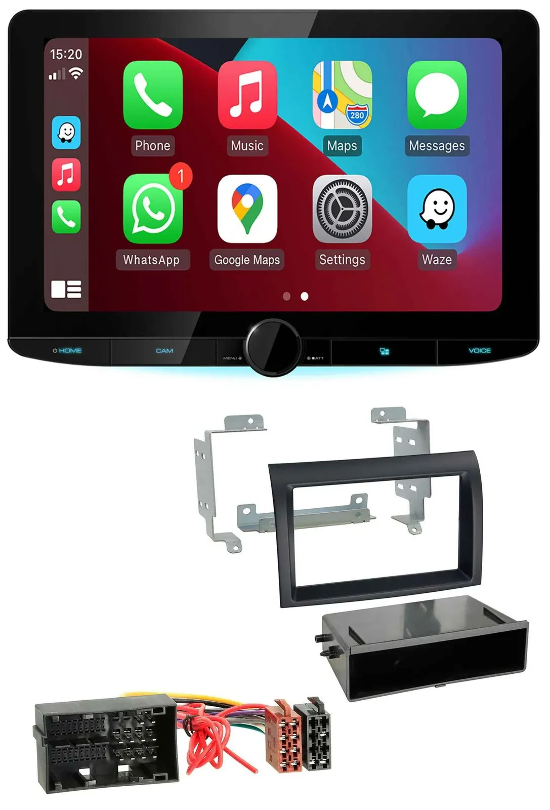 Kenwood MP3 USB DAB Bluetooth Autoradio für Citroen Jumper ab 2014 Fiat Ducato 1