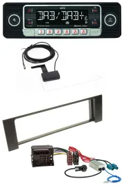 Dietz DAB Bluetooth USB MP3 Autoradio für Audi A4 B6 00-04 Quadlock Doppel Fakra