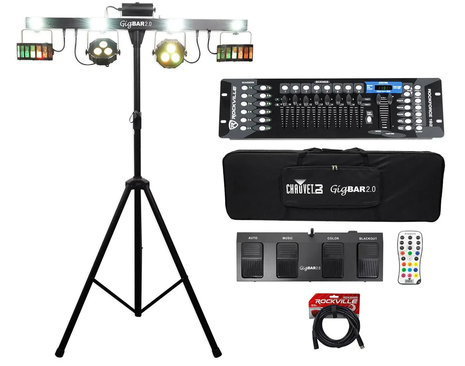 Комплект светового оборудования Chauvet DJ GigBar 2.0+ROCKFORCE 192