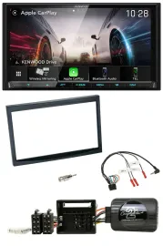 Kenwood Lenkrad 2DIN USB DAB Bluetooth Autoradio für Citroen C2 C3 Berlingo Jump