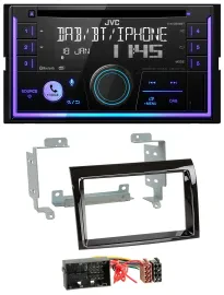 JVC MP3 USB 2DIN DAB Bluetooth CD Autoradio für Fiat Ducato Peugeot Boxer Citroe