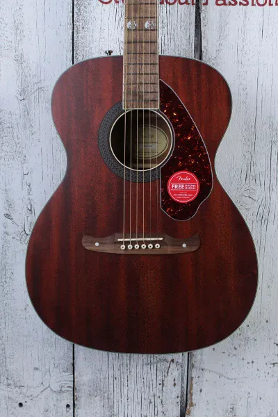 Fender Tim Armstrong Hellcat Concert Acoustic Electric Guitar Natural Satin