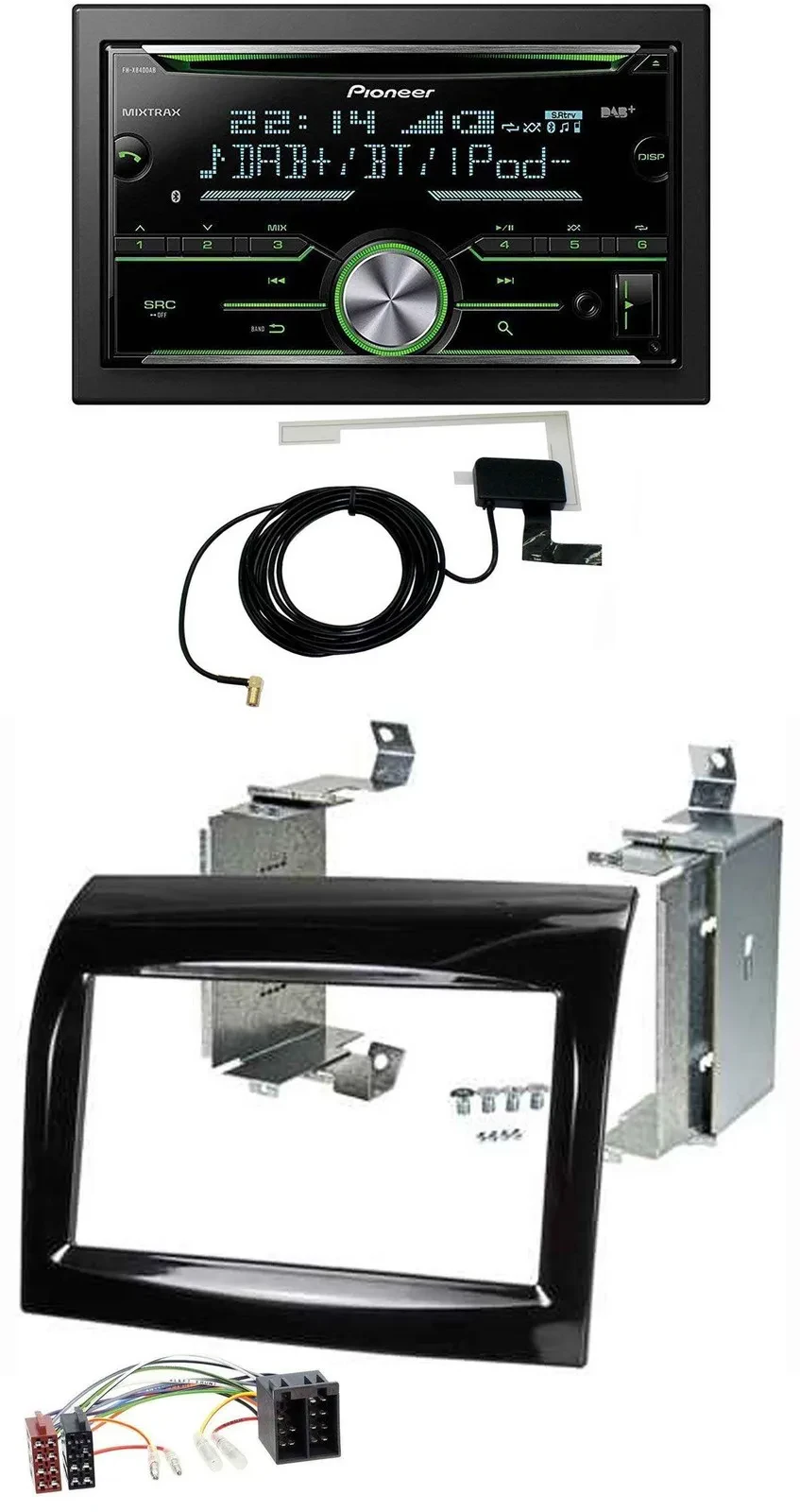 Автомагнитола для Fiat Ducato (2011–2021) Pioneer 2 DIN, CD/USB/MP3, Bluetooth, DAB