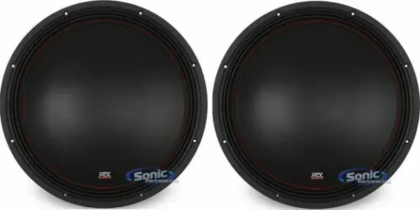 2) MTX 5515-44 55 Series 1600W DVC Dual 4-Ohm 15" Car Audio Subwoofers Package