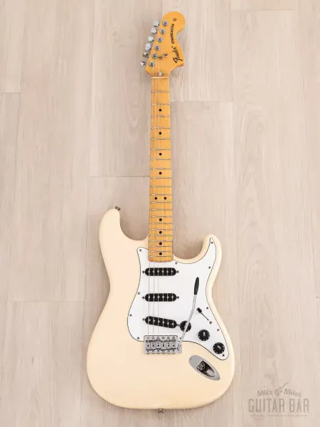 Электрогитара Fender 1972 Stratocaster ST72-58US SSS Olympic White w/gigbag Japan 2002