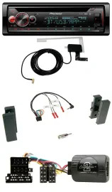 Автомагнитола Pioneer DAB, CD, USB, Bluetooth, совместимая с кнопками на руле, для Seat Leon 2002–2006, Toledo 20