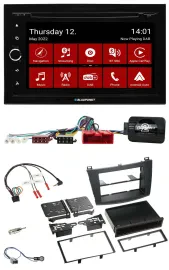 Blaupunkt 2DIN Lenkrad Bluetooth USB TMC DAB Navigation für Mazda 3 09-13 Can-Bu