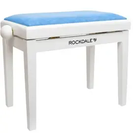 Банкетка для клавишных Rockdale RHAPSODY 131 SV WHITE ROYAL BLUE