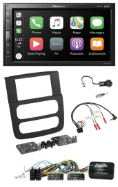 Pioneer USB Lenkrad DAB 2DIN Bluetooth Autoradio für Dodge RAM 2002-2006