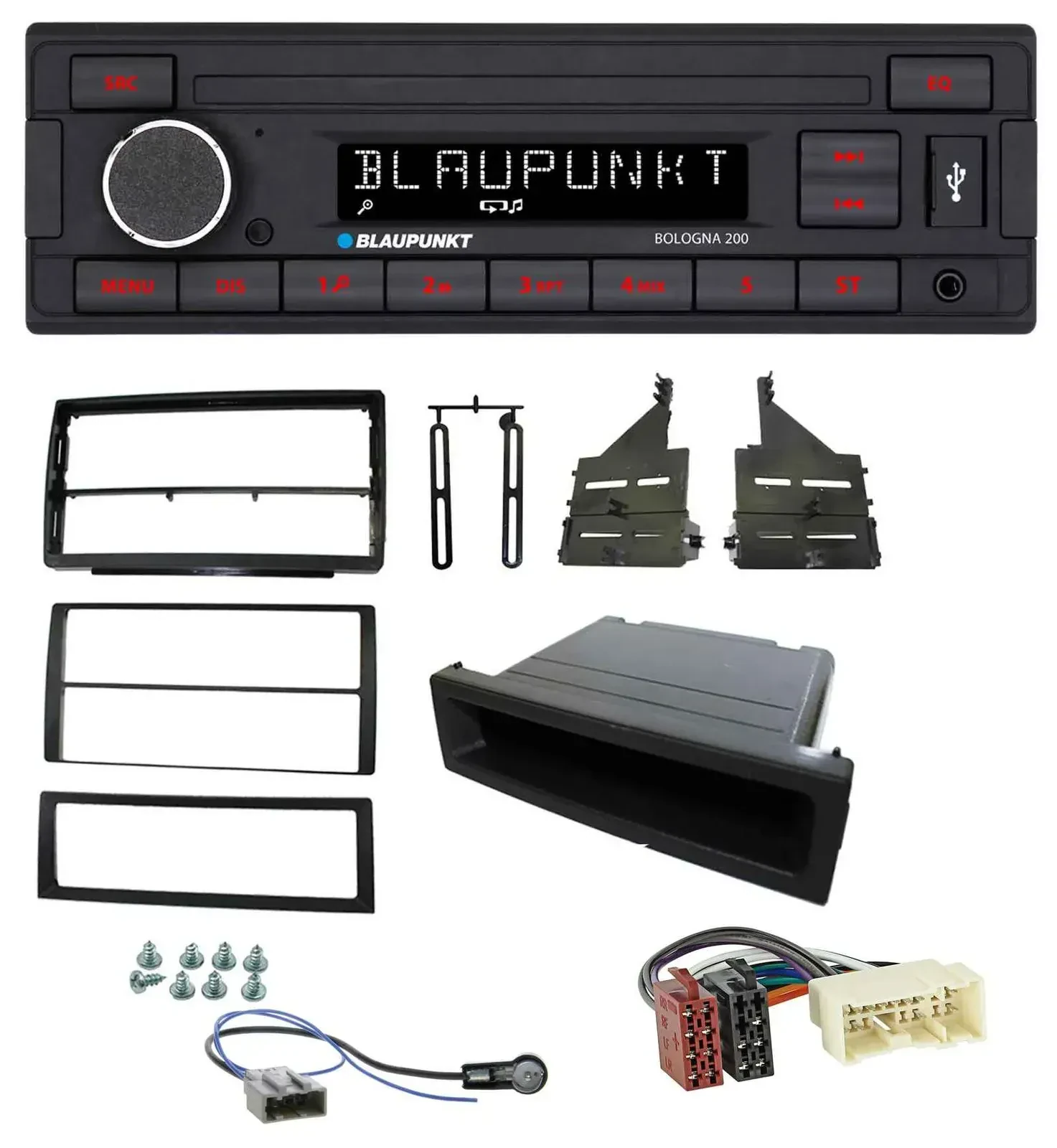 Blaupunkt MP3 AUX USB 1DIN Autoradio für Nissan Altima (L31, 2005-2006)
