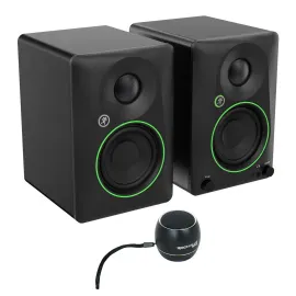 Mackie CR3.5BT 3.5" Active Studio Monitors w/Tone Control/Bluetooth+Home Speaker