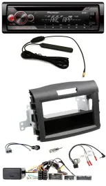 Pioneer CD USB Lenkrad DAB MP3 Autoradio für Honda CR-V ab 2013 schwarz