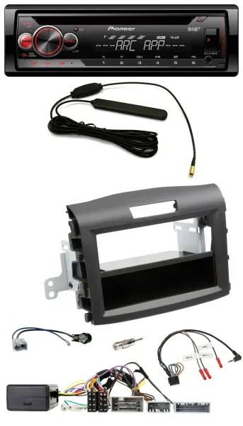 Pioneer CD USB Lenkrad DAB MP3 Autoradio für Honda CR-V ab 2013 schwarz