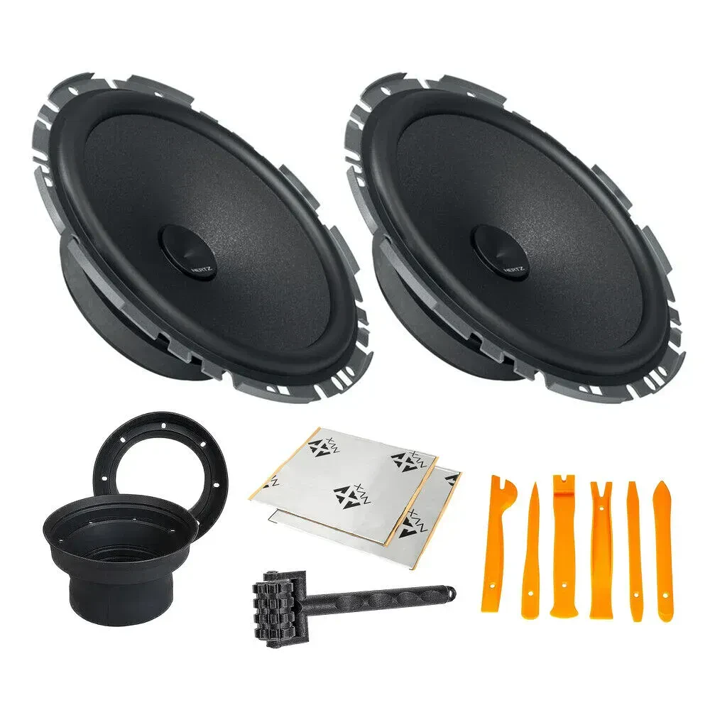 Hertz C 165 F | 140W 6.5" Coaxial Car Speakers with Accessories