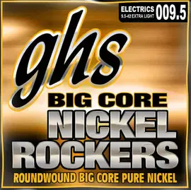 Струны для электрогитары GHS Strings BCXL Big Core Nickel Rockers 9,5-43