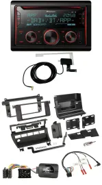 Pioneer 2DIN Lenkrad DAB USB CD Bluetooth Autoradio für BMW 3er 1999-2006 5 Scha