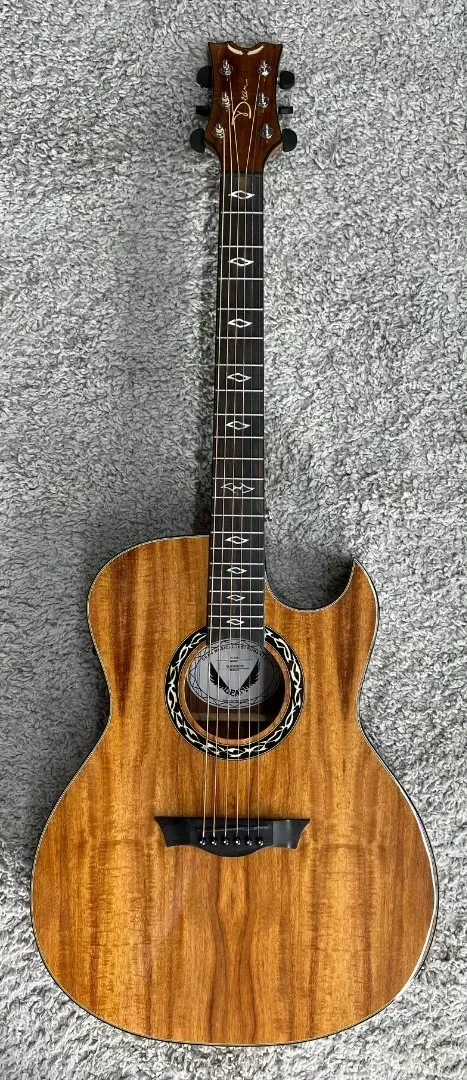 Б/У Электроакустическая гитара Dean Guitars Exhibition Koa тонкий корпус, верх — коа, корпус — махагони