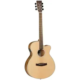 Электроакустическая гитара Tanglewood Guitars DBT SFCE PW Super Folk Natural Open Pore Satin
