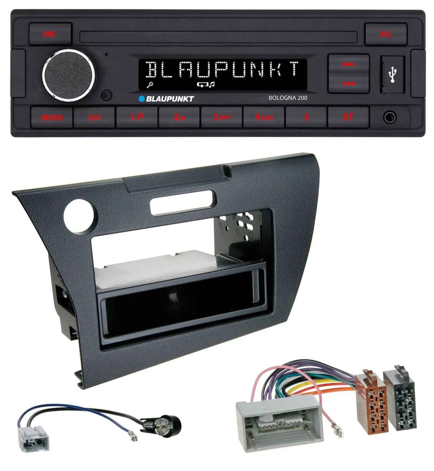 Blaupunkt MP3 AUX USB 1DIN Autoradio für Honda CR-Z (ZF1, ab 2010)