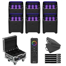 Светодиодный прибор Chauvet DJ Freedom Flex H9 IP X6 с аксессуарами (6 штук)