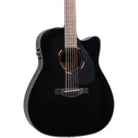 Электроакустическая гитара Yamaha TAG1 C DLX Dreadnought, полупрозрачный черный