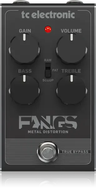 Педаль эффектов для электрогитары TC Electronic Fangs Metal Distortion