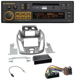 Pioneer DAB MP3 USB Bluetooth Autoradio für Ford Transit Connect mit Display 12-
