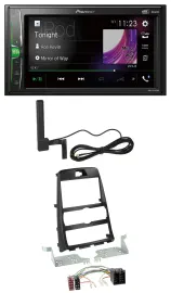 Pioneer MP3 DAB AUX 2DIN Bluetooth Autoradio für Hyundai Genesis BK 10-12