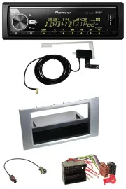 Автомагнитола Pioneer Bluetooth DAB USB MP3 для Ford Kuga/Fusion/Transit (2005–2012), серебристая