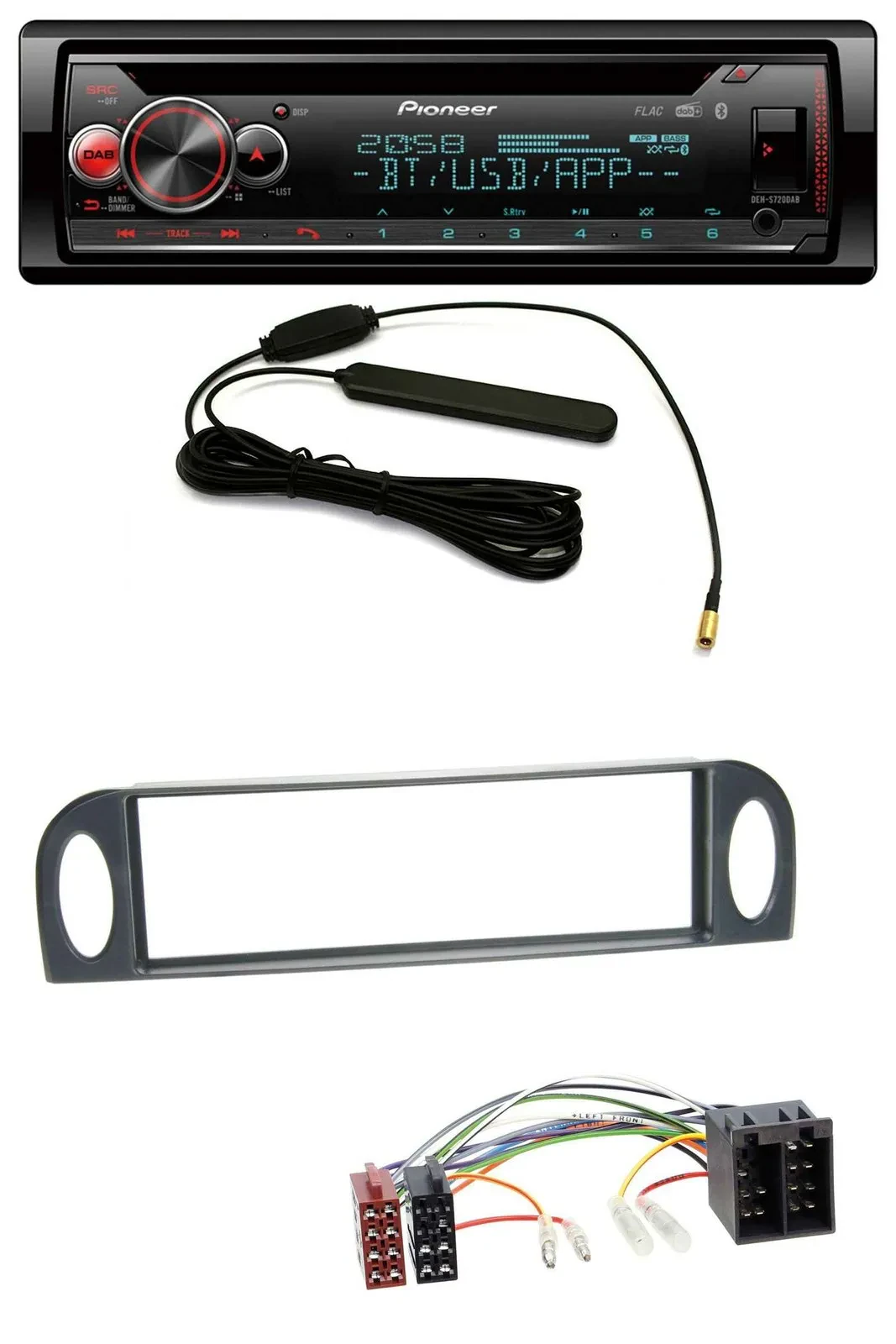 Автомагнитола Pioneer USB DAB Bluetooth CD MP3 для Citroen C5 (до 2004)