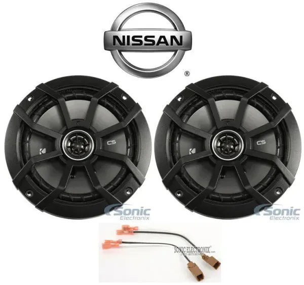 Kicker Front Door 6.5" Car Speaker Replacement For 2002-2018 Nissan Altima Sedan