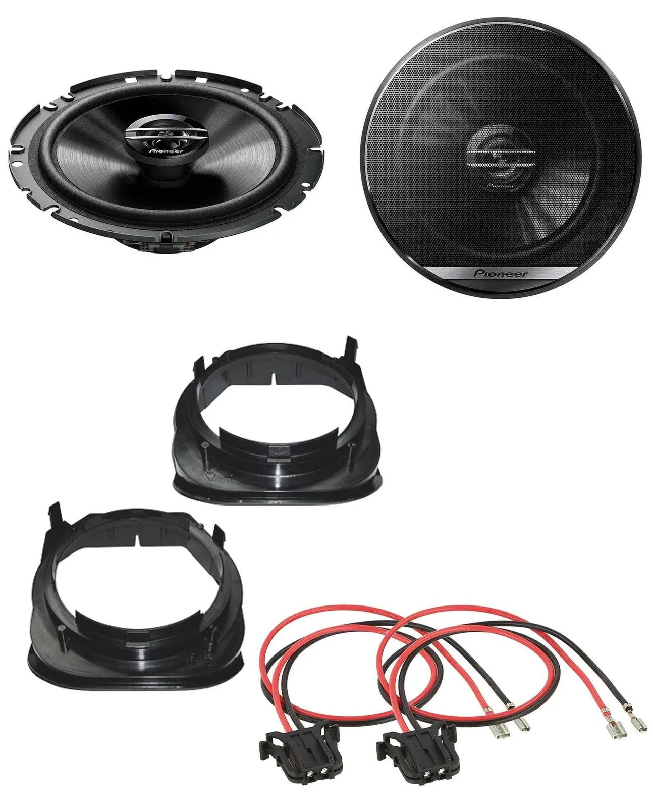 Pioneer 300Watt 2-Wege 16,5cm Lautsprecher für Mercedes C-Klasse Limousine Hecka