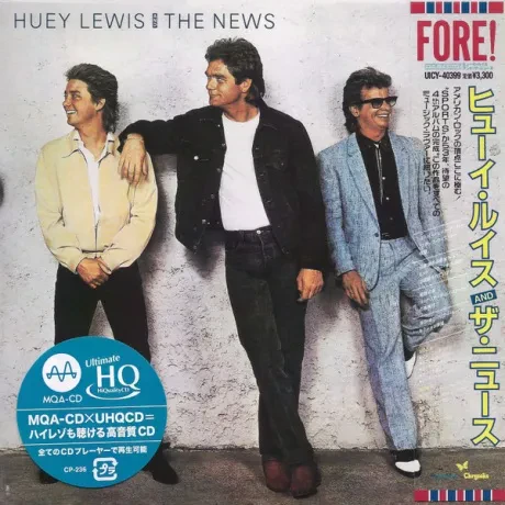 HUEY LEWIS & THE NEWS - Fore! (CD, Japan)