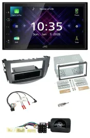 JVC DAB 2DIN Lenkrad Bluetooth USB Autoradio für Toyota RAV 4 2006-2011