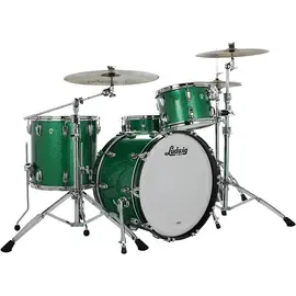 Ударная установка акустическая Ludwig Classic Oak 3-Piece Fab Shell Pack with 22 in. Bass Drum Green Sparkle