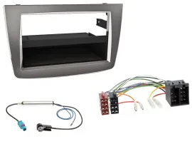 Radioeinbauset DIN Autoradio für Alfa Romeo MiTo 955 08-14 ISO dunkelsilber
