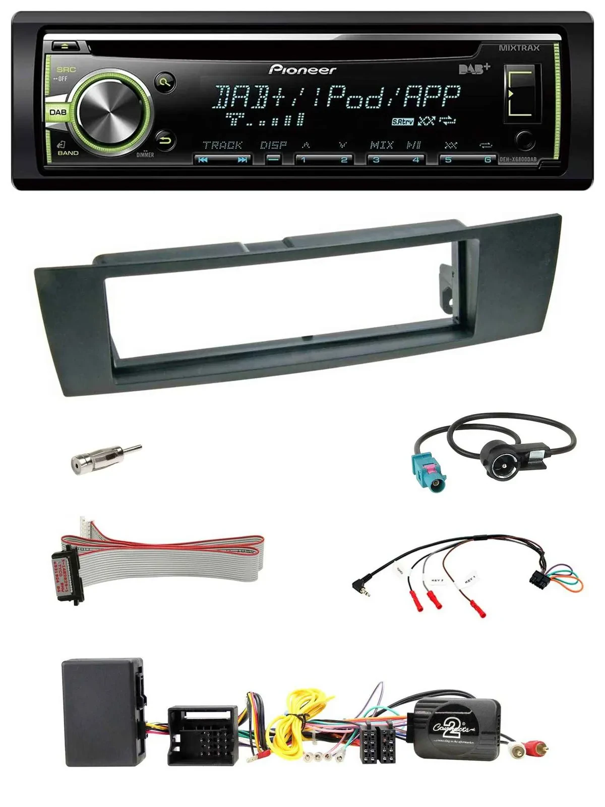 Pioneer DAB USB MP3 Lenkrad CD Autoradio für BMW 1er E87 2004-2013 Aktiv