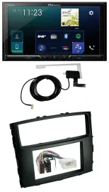Pioneer 2DIN DAB USB MP3 Bluetooth Autoradio für Mitsubishi Pajero 2006-2014