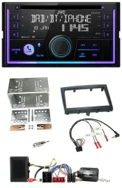 JVC Lenkrad USB 2DIN DAB Bluetooth CD Autoradio für Porsche Boxster 911 Cayman s