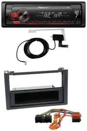 Автомагнитола Pioneer 1 DIN, USB, DAB, MP3, AUX для Saab 9-3 (с 2006)