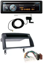 Автомагнитола для Toyota Corolla E12 (2003–2008) Pioneer Bluetooth, DAB, MP3, USB, CD, тёмный