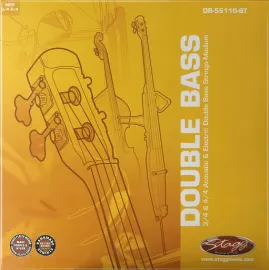 Stagg Medium Gauge Strings for 3/4 and 4/4 Upright Double Bass #DB-55110-ST