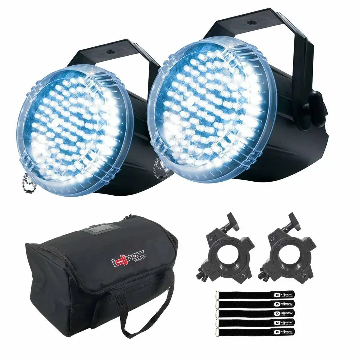 Светодиодный прибор Eliminator Lighting BIG SHOT LED EP White с аксессуарами (пара)