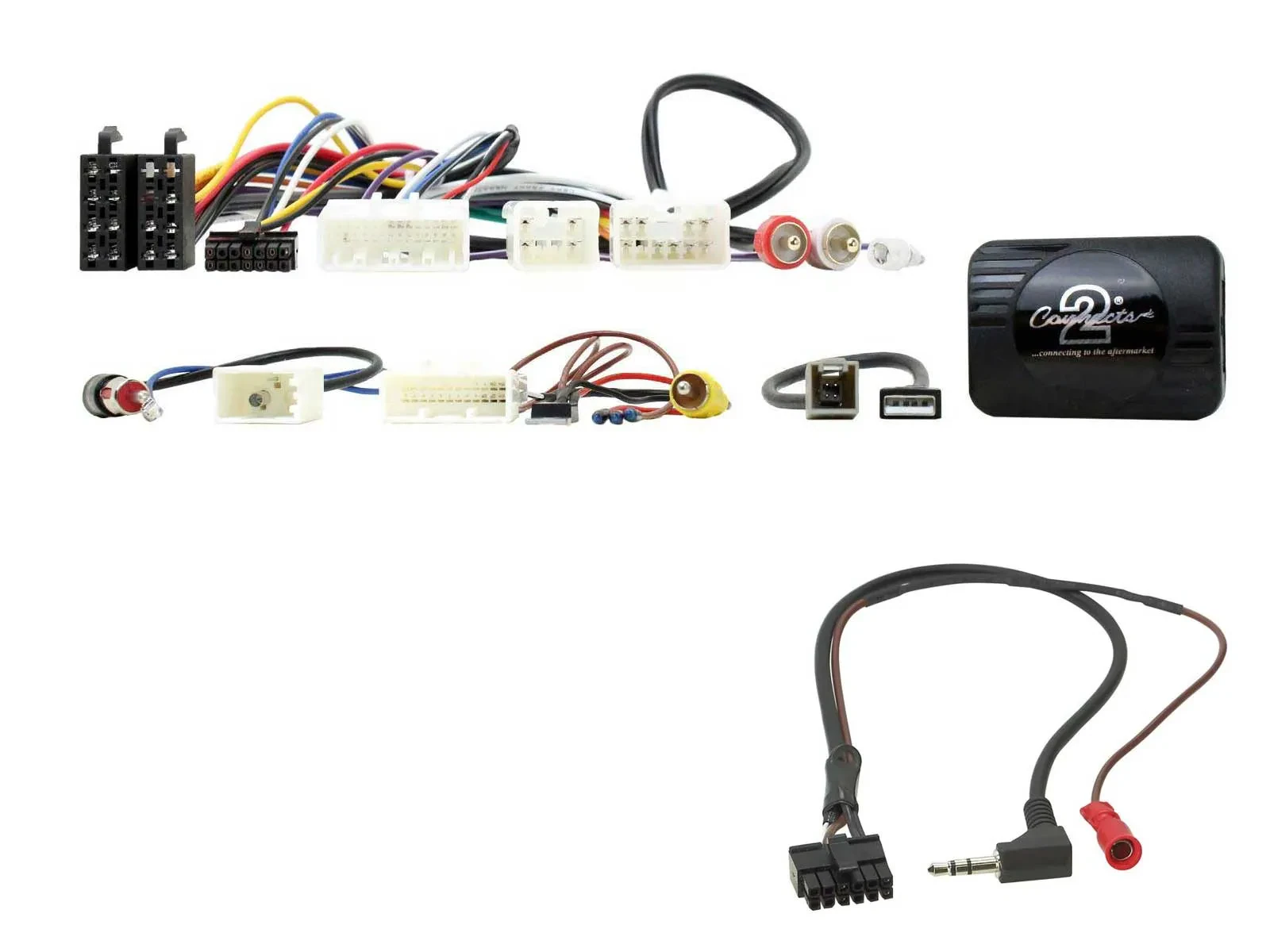 Connects2 Lenkradadapter für Toyota Avensis Corolla Verso Hilux Rush JVC