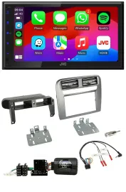 JVC Bluetooth USB Lenkrad 2DIN DAB Autoradio für Fiat Grande Punto anthrazit met