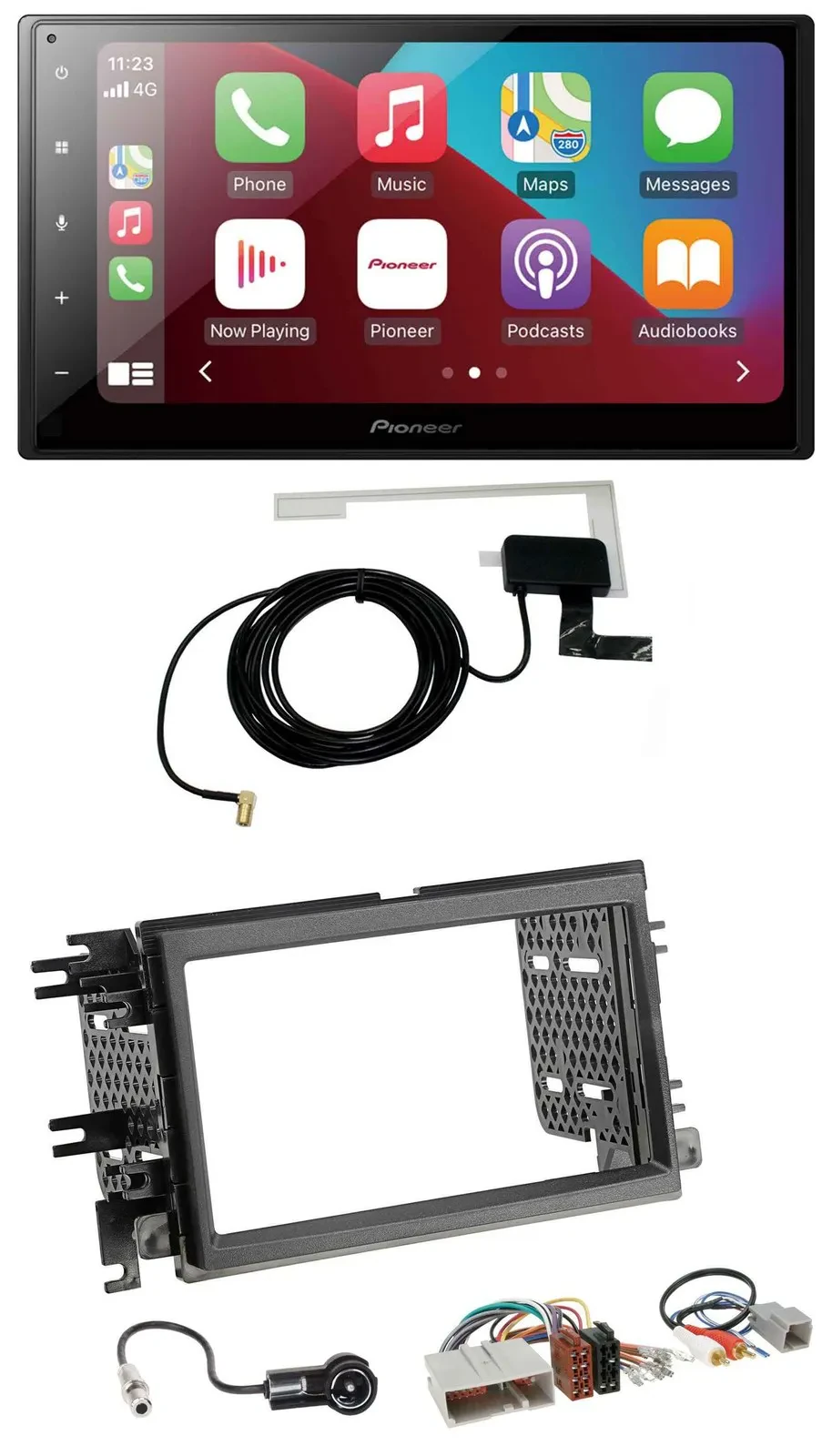 Pioneer USB Bluetooth DAB MP3 2DIN Autoradio für Ford Mustang F 150 04-09