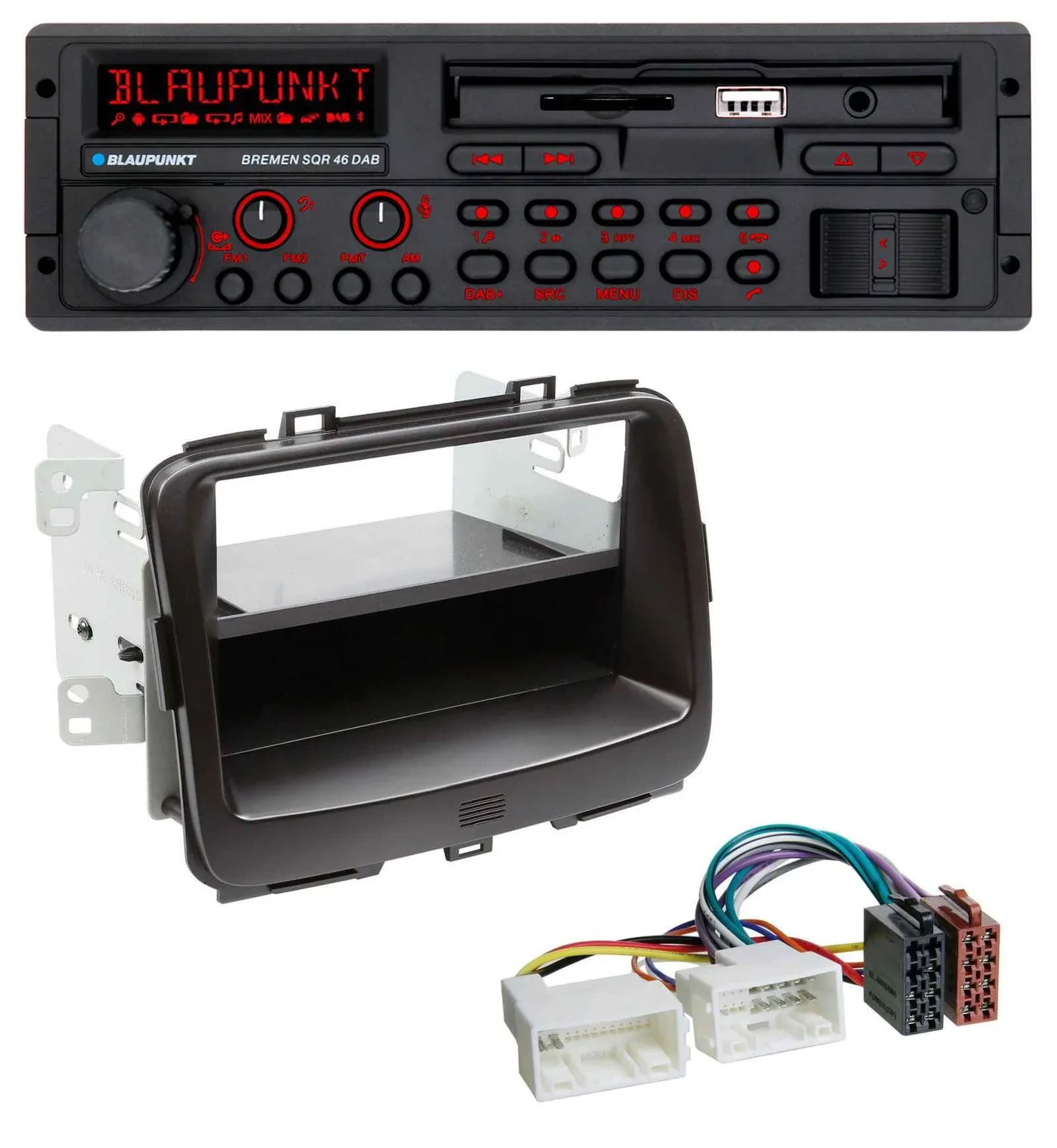 Blaupunkt SD MP3 USB Bluetooth DAB Autoradio für Kia Carens 4 (RP, ab 2013)