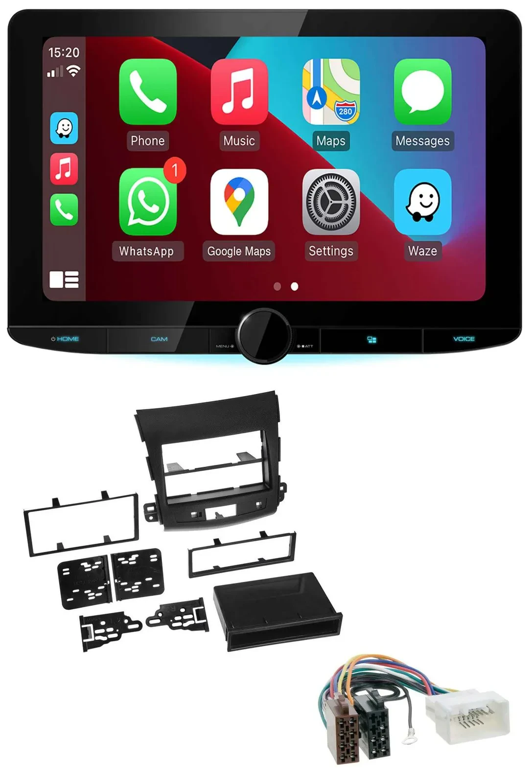 Kenwood MP3 USB DAB Bluetooth Autoradio für Citroen C-Crosser Mitsubishi Outland