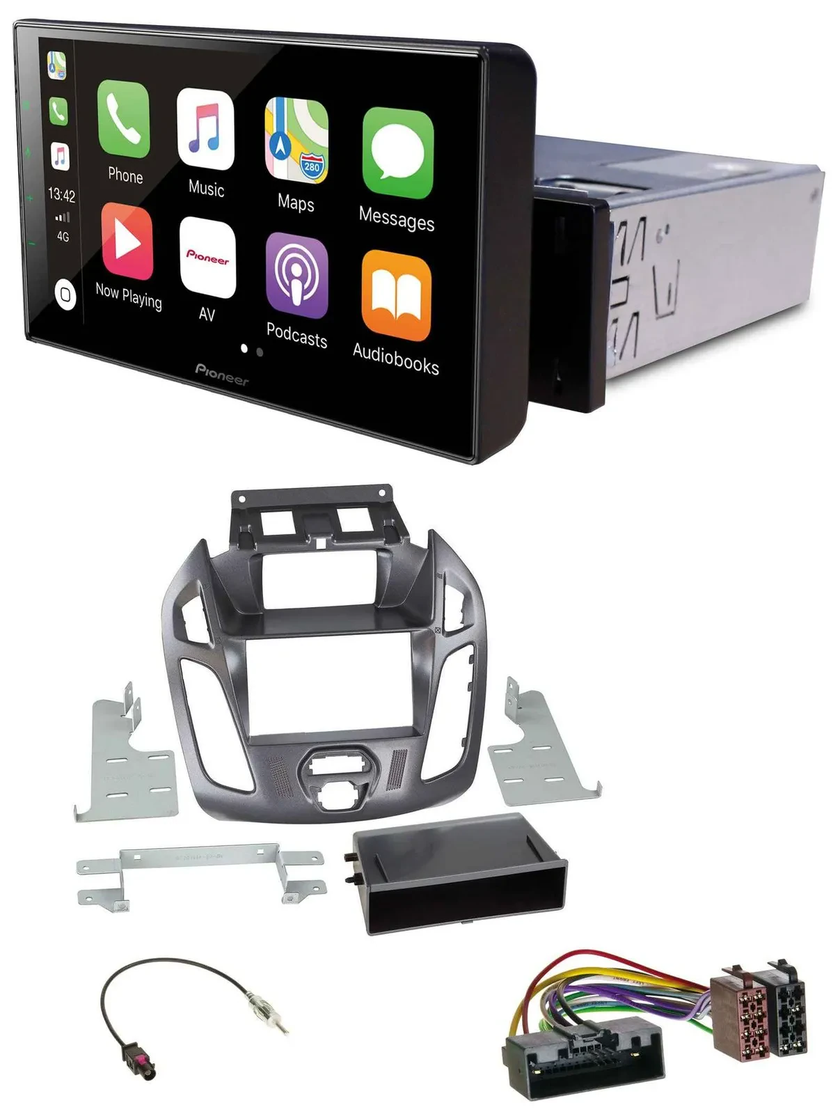 Pioneer Bluetooth MP3 DAB USB Autoradio für Ford Transit Connect 12-18 Display P